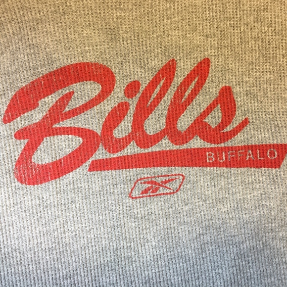 Reebok Tops - Buffalo Bills gray thermal top  M
